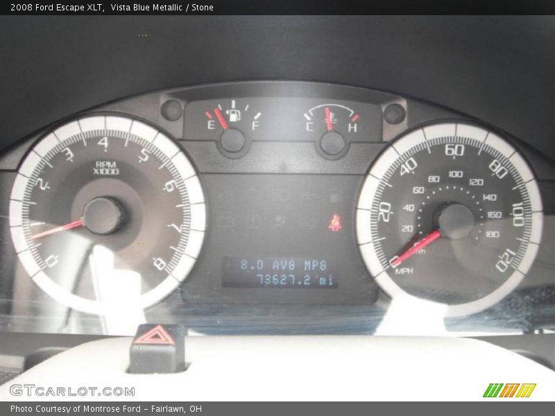 Vista Blue Metallic / Stone 2008 Ford Escape XLT