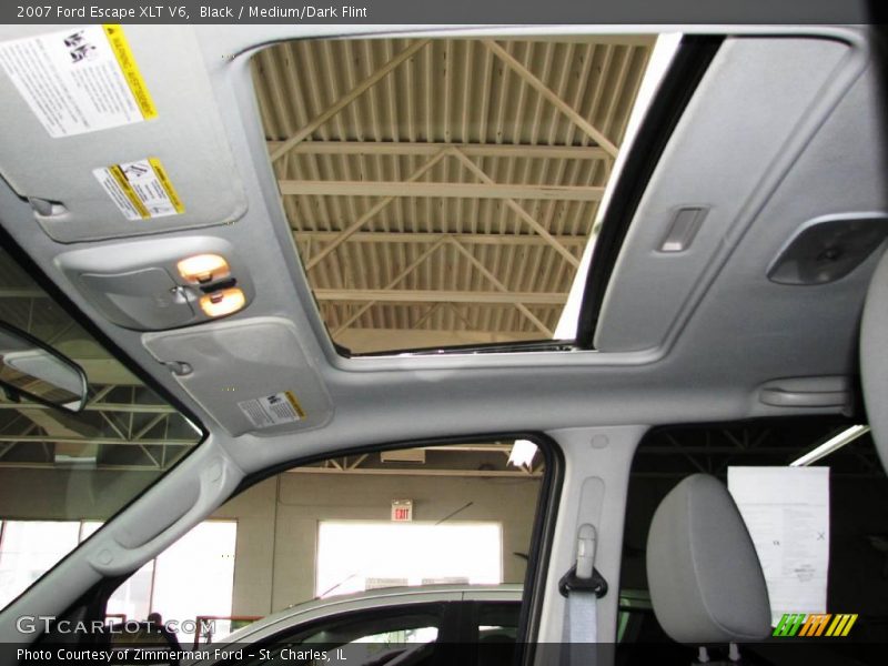 Black / Medium/Dark Flint 2007 Ford Escape XLT V6