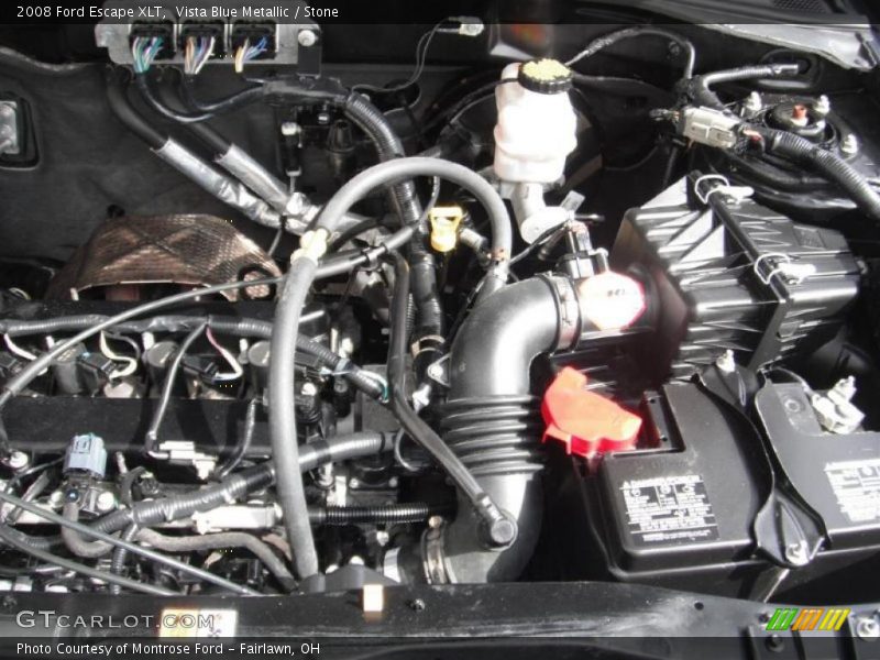 Vista Blue Metallic / Stone 2008 Ford Escape XLT