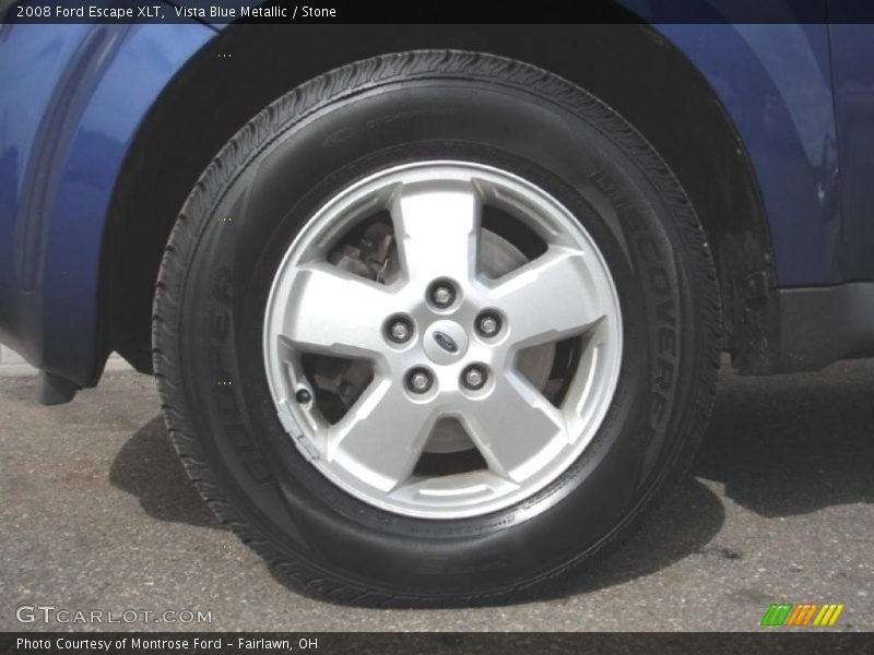 Vista Blue Metallic / Stone 2008 Ford Escape XLT
