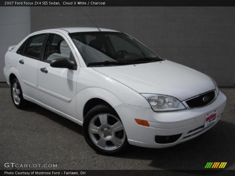 Cloud 9 White / Charcoal 2007 Ford Focus ZX4 SES Sedan