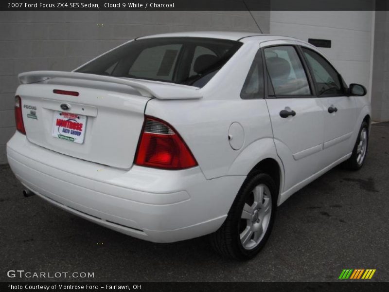 Cloud 9 White / Charcoal 2007 Ford Focus ZX4 SES Sedan