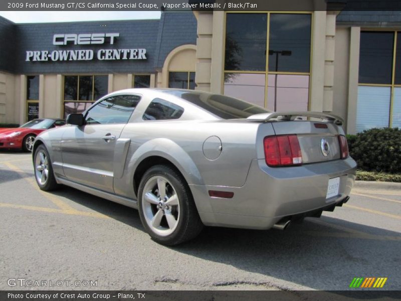 Vapor Silver Metallic / Black/Tan 2009 Ford Mustang GT/CS California Special Coupe