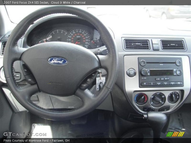 Cloud 9 White / Charcoal 2007 Ford Focus ZX4 SES Sedan