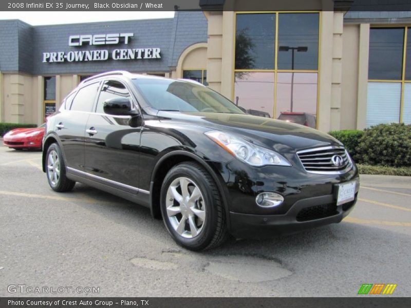 Black Obsidian / Wheat 2008 Infiniti EX 35 Journey