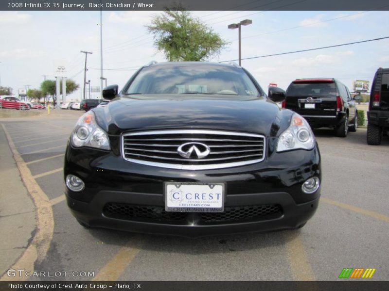 Black Obsidian / Wheat 2008 Infiniti EX 35 Journey