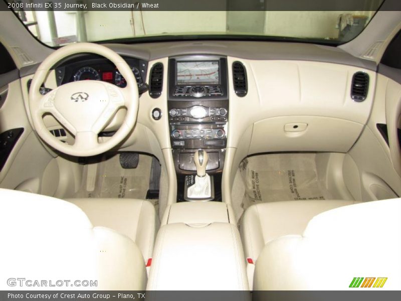Black Obsidian / Wheat 2008 Infiniti EX 35 Journey