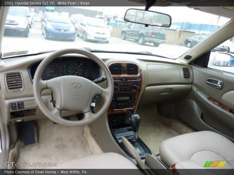 Beige Interior - 2001 Sonata GLS V6 