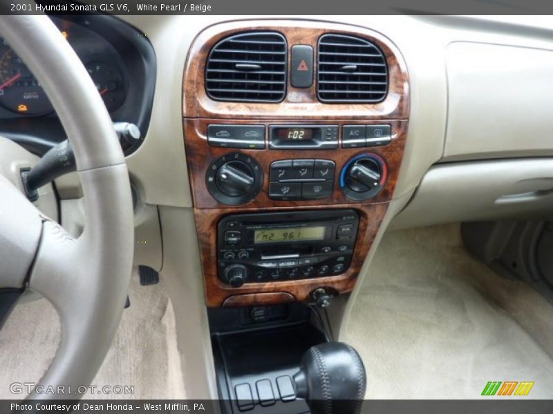 Controls of 2001 Sonata GLS V6