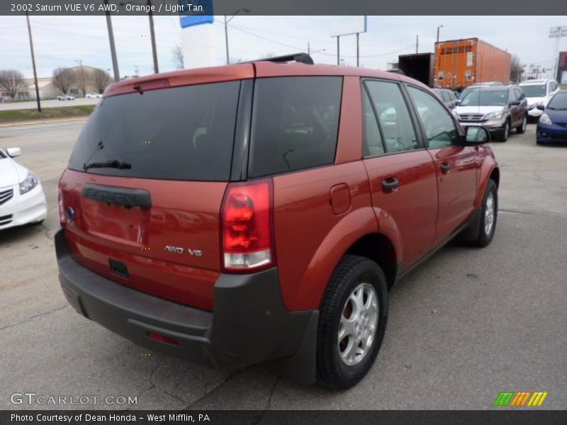 Orange / Light Tan 2002 Saturn VUE V6 AWD