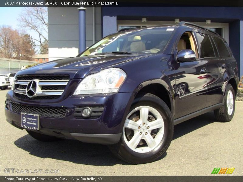 Capri Blue Metallic / Macadamia 2007 Mercedes-Benz GL 450