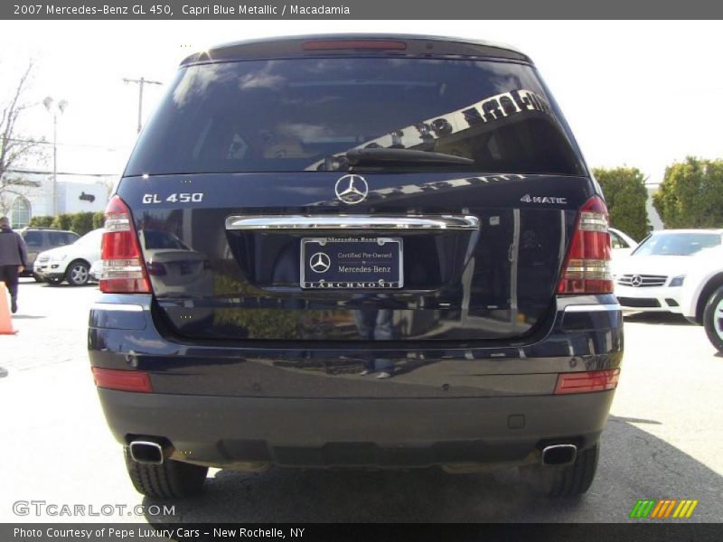 Capri Blue Metallic / Macadamia 2007 Mercedes-Benz GL 450