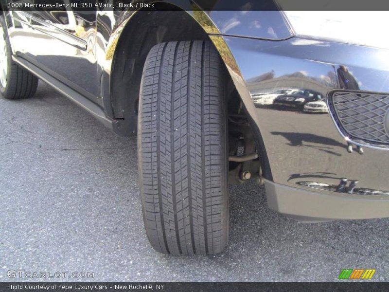 Black / Black 2008 Mercedes-Benz ML 350 4Matic