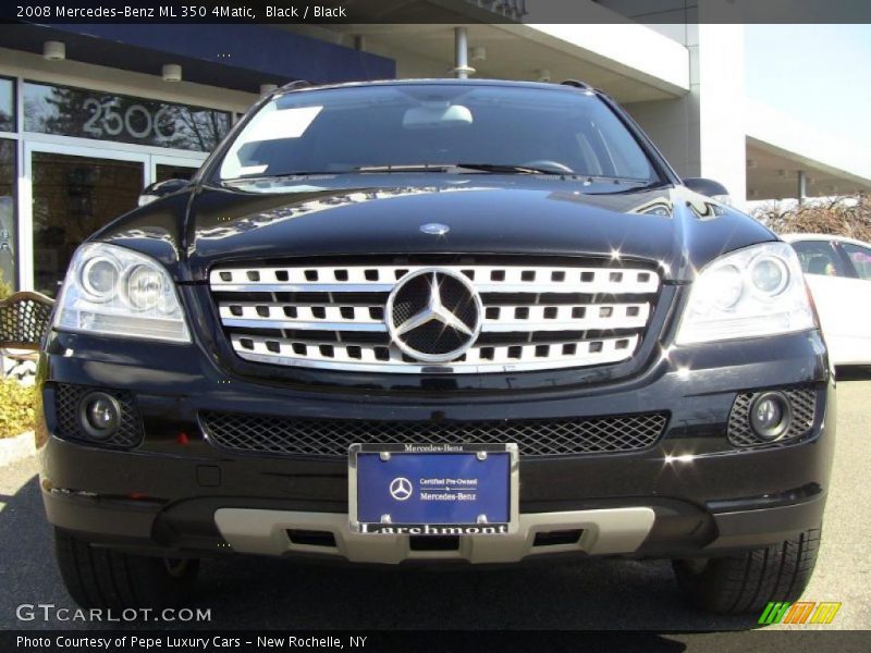 Black / Black 2008 Mercedes-Benz ML 350 4Matic