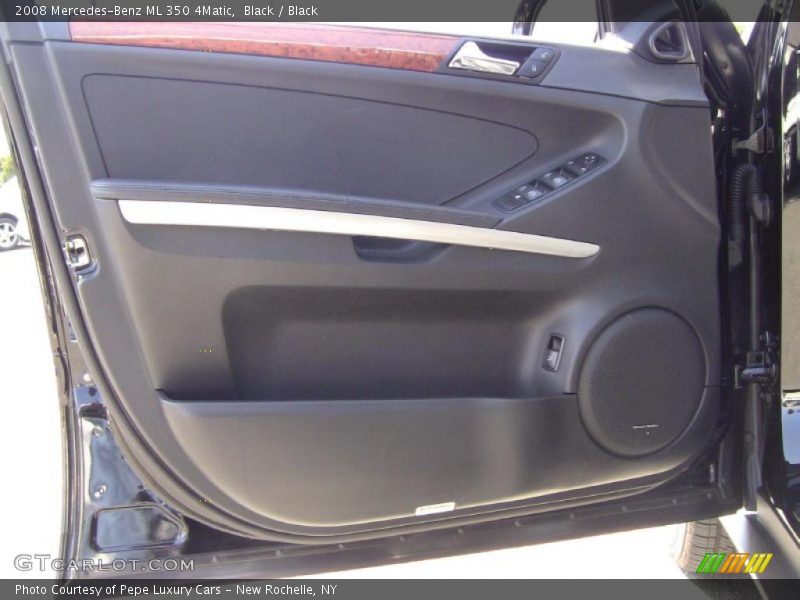 Black / Black 2008 Mercedes-Benz ML 350 4Matic