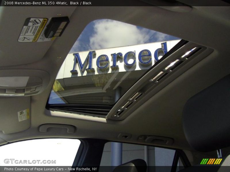 Black / Black 2008 Mercedes-Benz ML 350 4Matic
