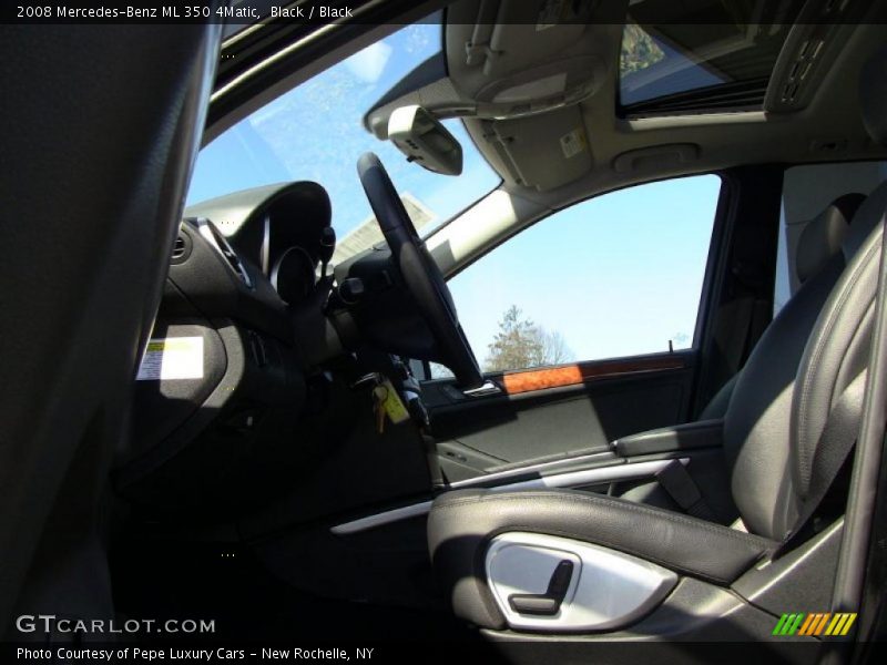 Black / Black 2008 Mercedes-Benz ML 350 4Matic