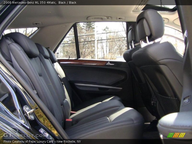 Black / Black 2008 Mercedes-Benz ML 350 4Matic