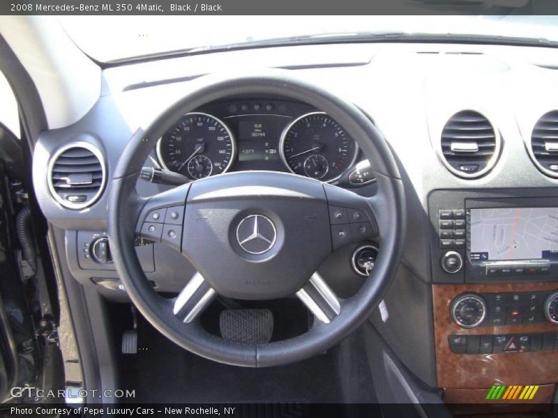 Black / Black 2008 Mercedes-Benz ML 350 4Matic