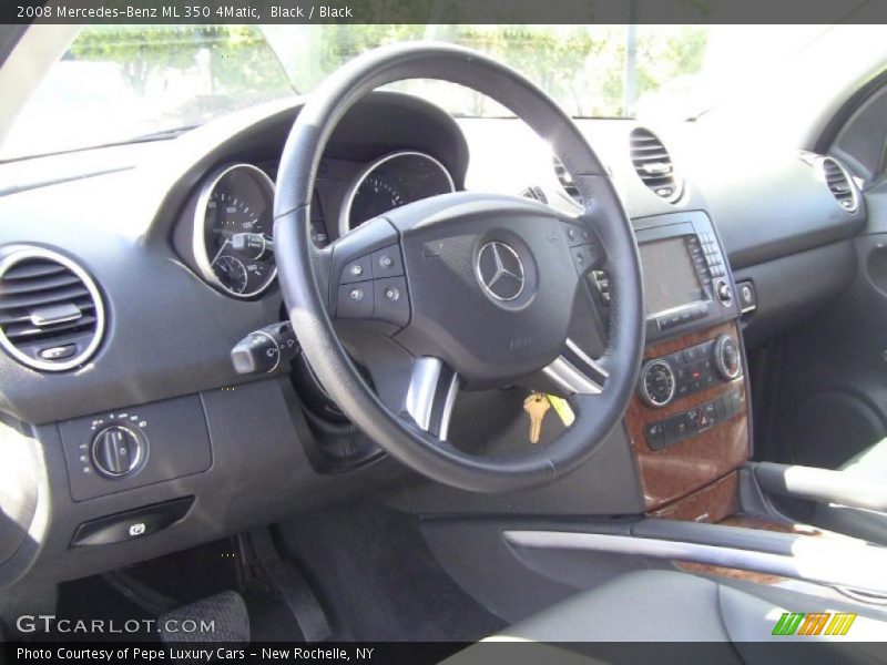 Black / Black 2008 Mercedes-Benz ML 350 4Matic