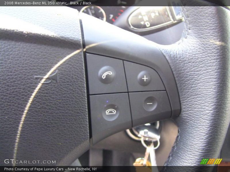 Black / Black 2008 Mercedes-Benz ML 350 4Matic