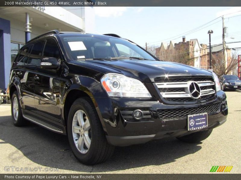 Arctic White / Black 2008 Mercedes-Benz GL 450 4Matic