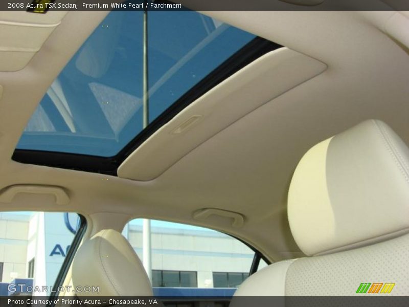 Premium White Pearl / Parchment 2008 Acura TSX Sedan