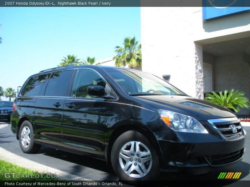 Nighthawk Black Pearl / Ivory 2007 Honda Odyssey EX-L