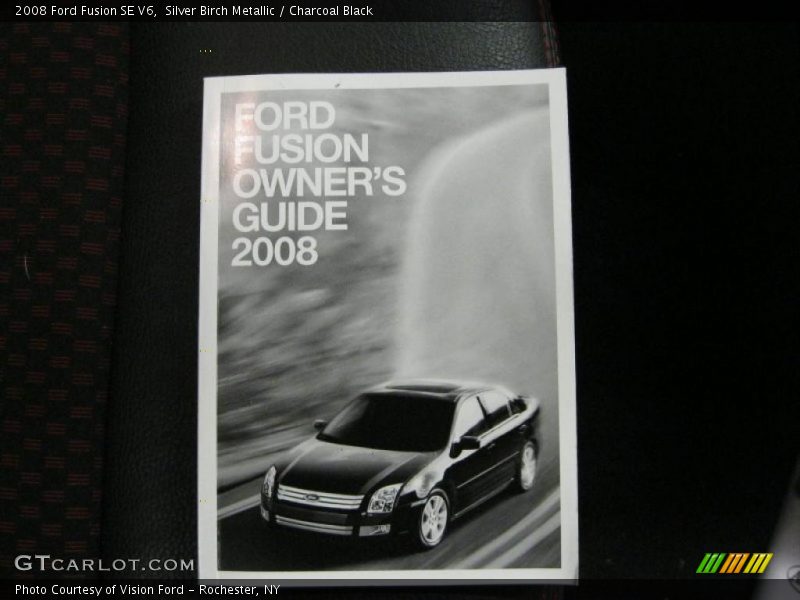 Silver Birch Metallic / Charcoal Black 2008 Ford Fusion SE V6