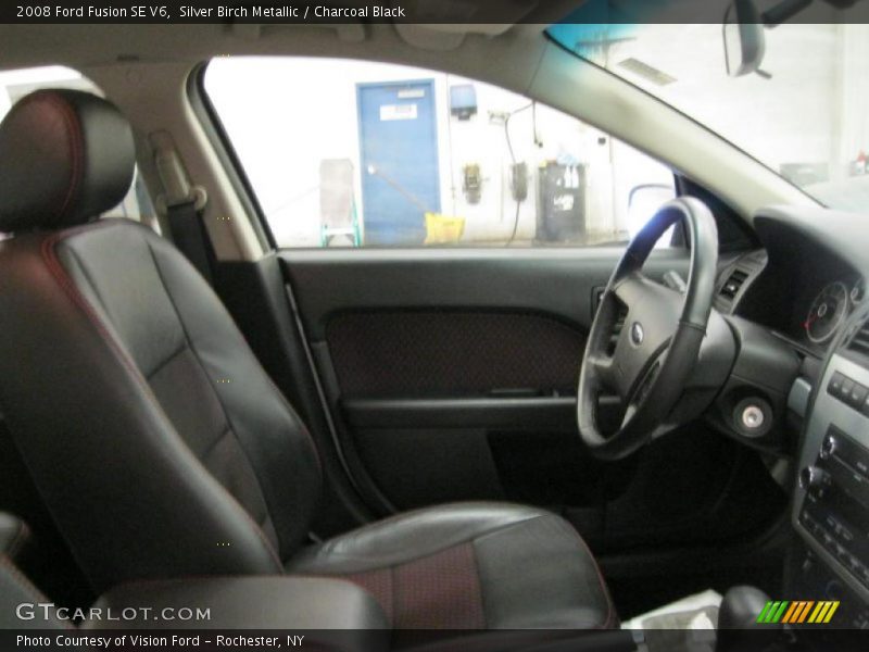 Silver Birch Metallic / Charcoal Black 2008 Ford Fusion SE V6