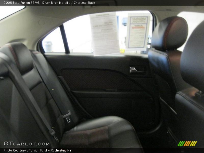 Silver Birch Metallic / Charcoal Black 2008 Ford Fusion SE V6