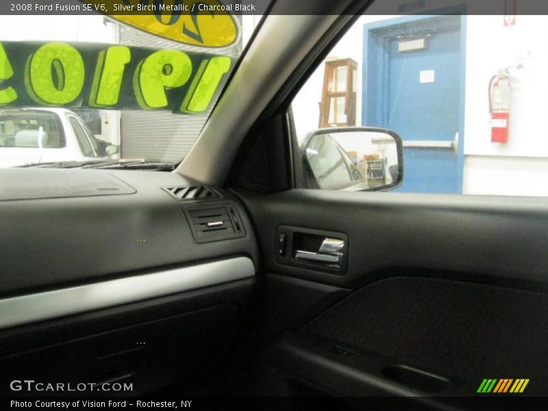 Silver Birch Metallic / Charcoal Black 2008 Ford Fusion SE V6