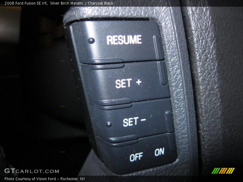 Silver Birch Metallic / Charcoal Black 2008 Ford Fusion SE V6
