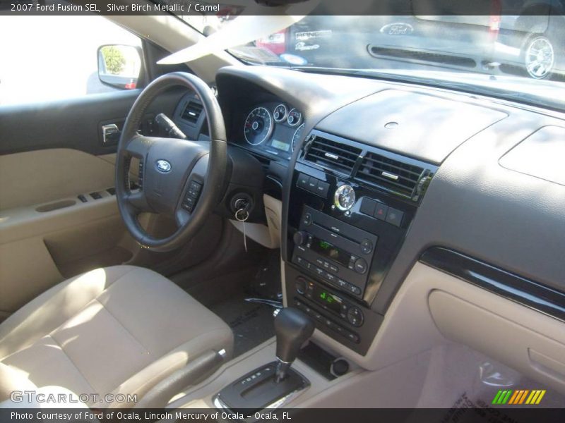 Silver Birch Metallic / Camel 2007 Ford Fusion SEL