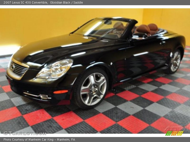 Obsidian Black / Saddle 2007 Lexus SC 430 Convertible