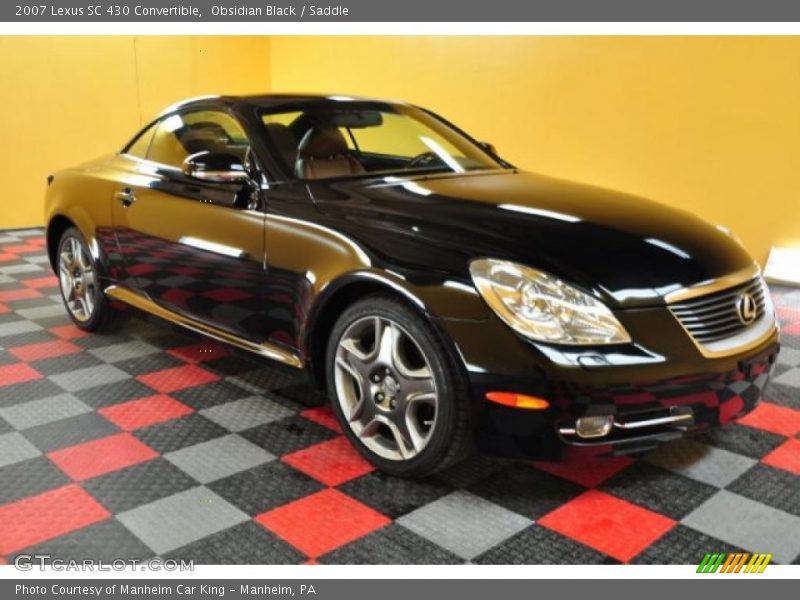 Obsidian Black / Saddle 2007 Lexus SC 430 Convertible