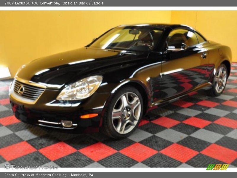Obsidian Black / Saddle 2007 Lexus SC 430 Convertible