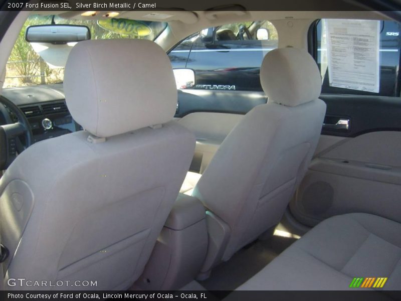 Silver Birch Metallic / Camel 2007 Ford Fusion SEL