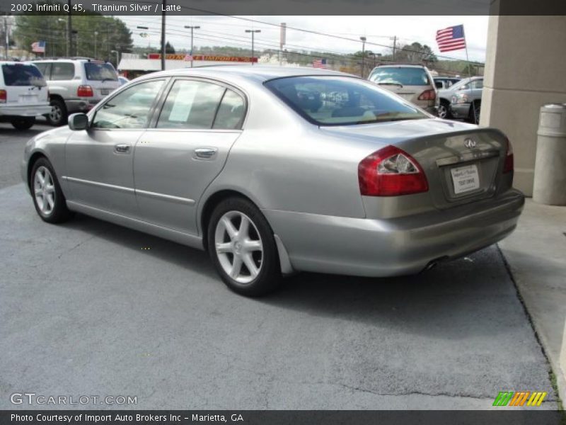 Titanium Silver / Latte 2002 Infiniti Q 45