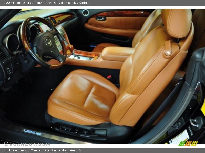  2007 SC 430 Convertible Saddle Interior