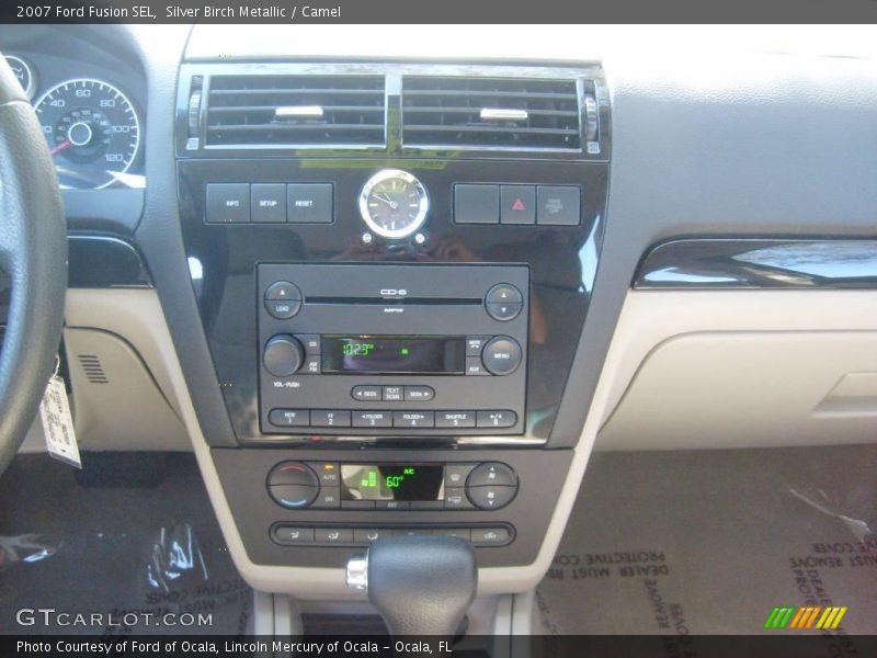 Silver Birch Metallic / Camel 2007 Ford Fusion SEL