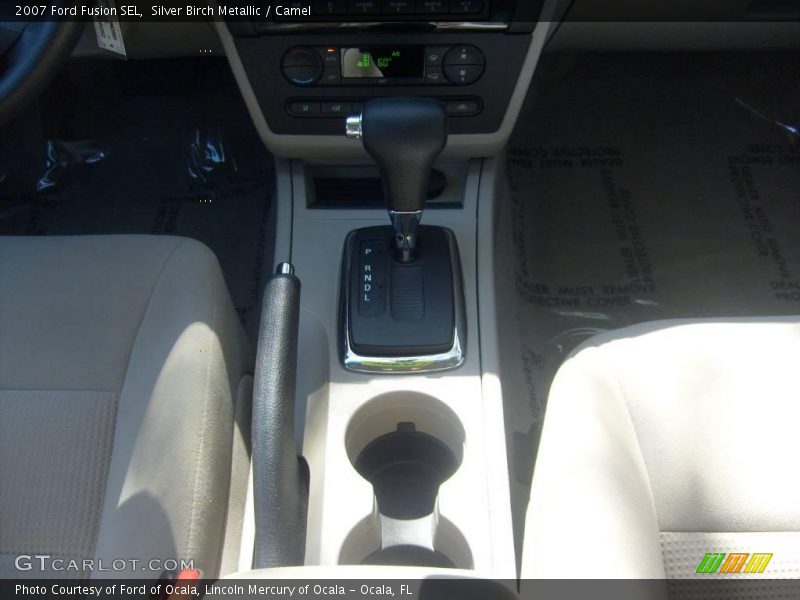 Silver Birch Metallic / Camel 2007 Ford Fusion SEL