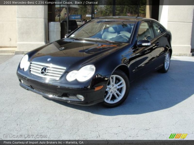 Front 3/4 View of 2003 C 230 Kompressor Coupe