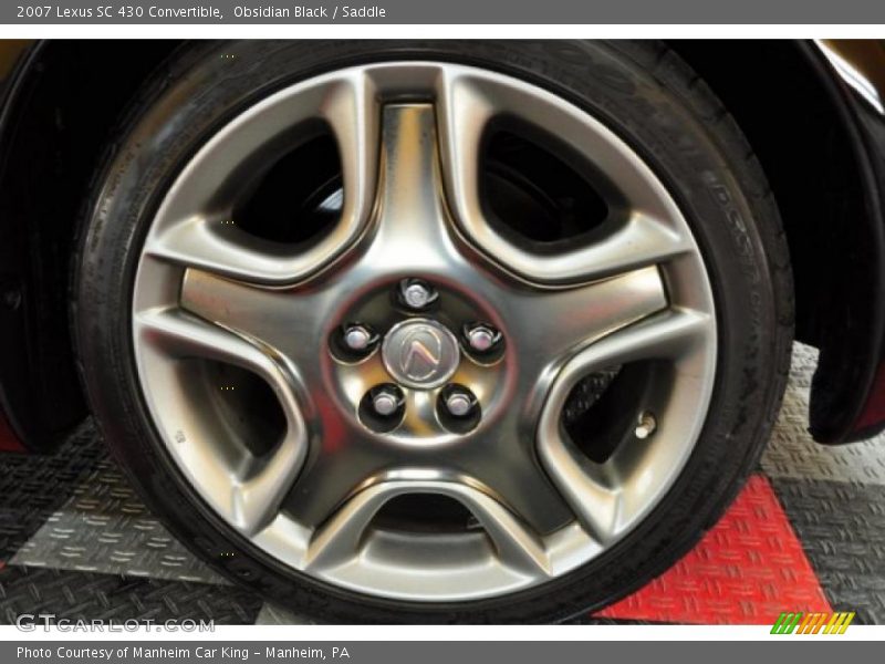 Obsidian Black / Saddle 2007 Lexus SC 430 Convertible