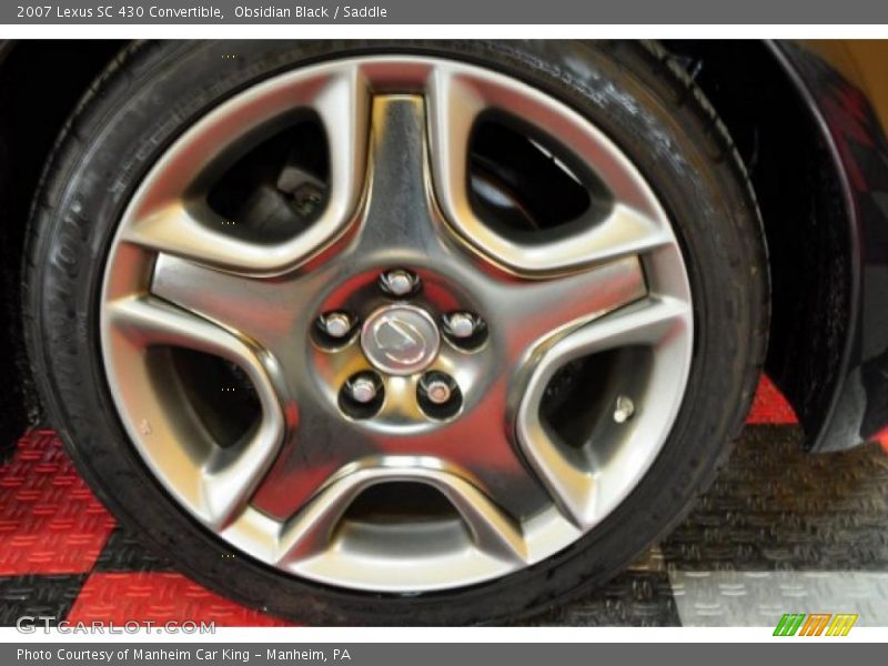 Obsidian Black / Saddle 2007 Lexus SC 430 Convertible