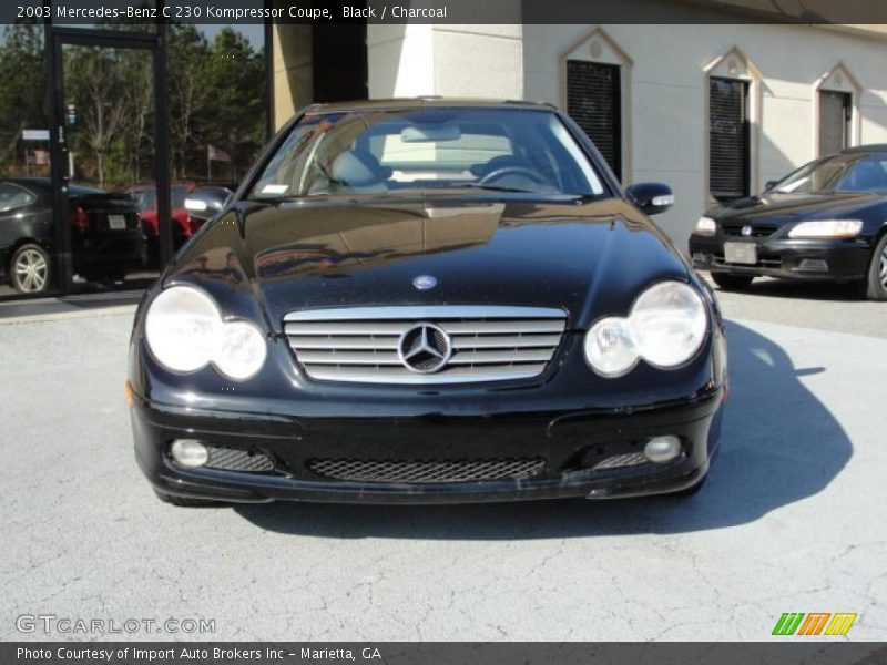 Black / Charcoal 2003 Mercedes-Benz C 230 Kompressor Coupe