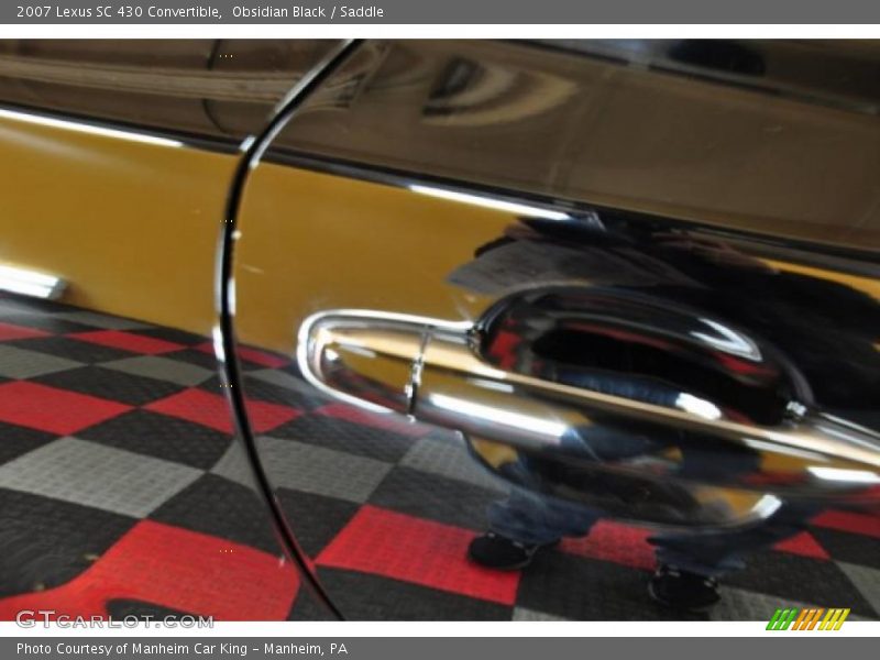 Obsidian Black / Saddle 2007 Lexus SC 430 Convertible