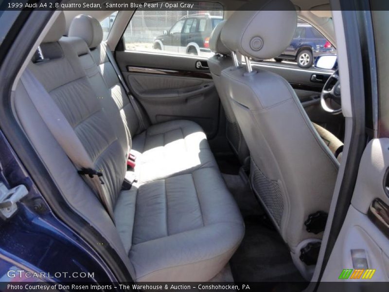 Santorin Blue Pearl / Opal Gray 1999 Audi A4 2.8 quattro Sedan