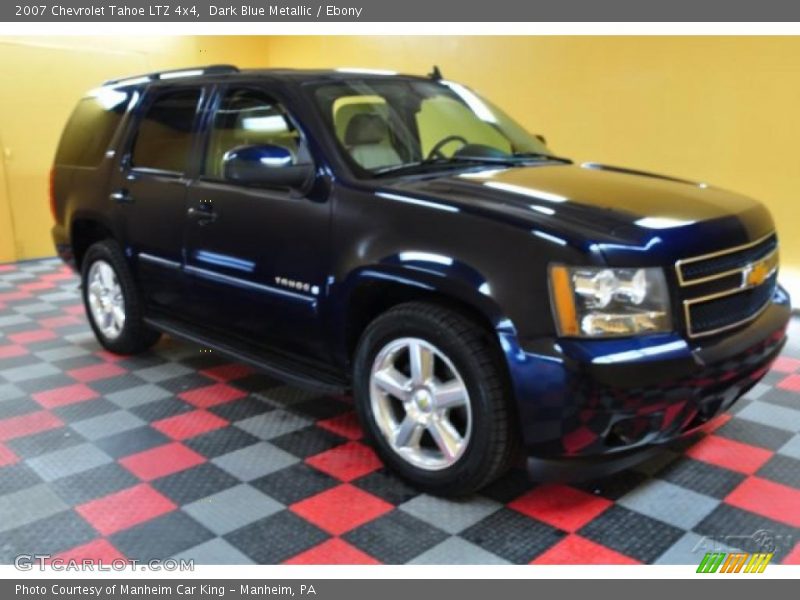 Dark Blue Metallic / Ebony 2007 Chevrolet Tahoe LTZ 4x4