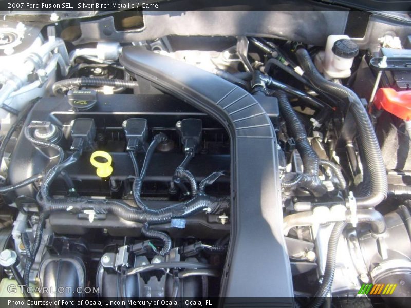 Silver Birch Metallic / Camel 2007 Ford Fusion SEL